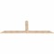 Ekena Millwork Portland Smooth Timber Gable Bracket, Douglas Fir, 96"W x 32"H x 1 1/2"D x 5 1/2"F, 8/12 Pitch GBW096X32X0206POR00SDF - alternate 3